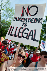 Immigration Protest at White House